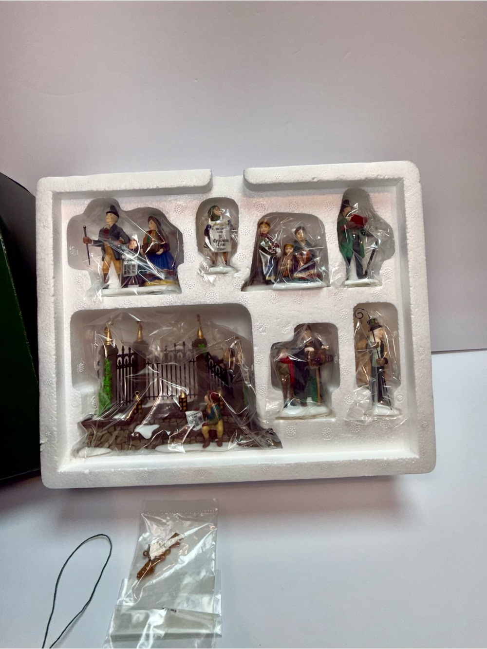 Department 56 Dickens Village A Christmas Carol Reading Set Limited Edition VTG